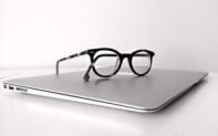 laptop and glasses