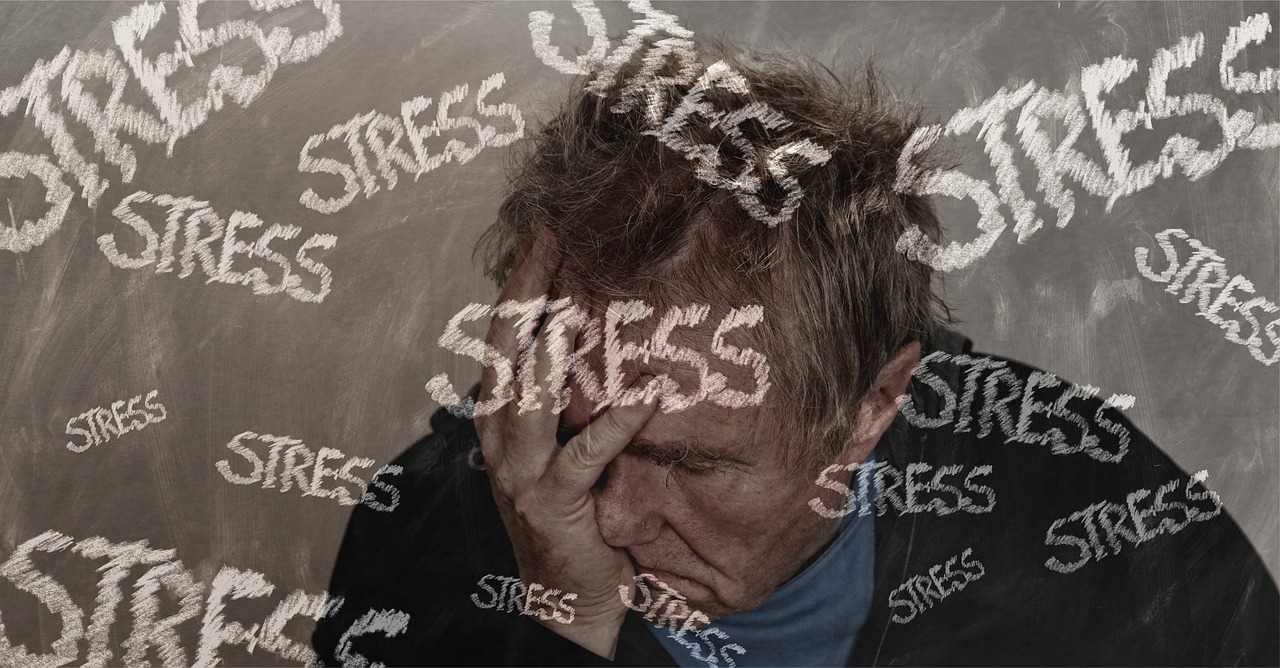 stressed man
