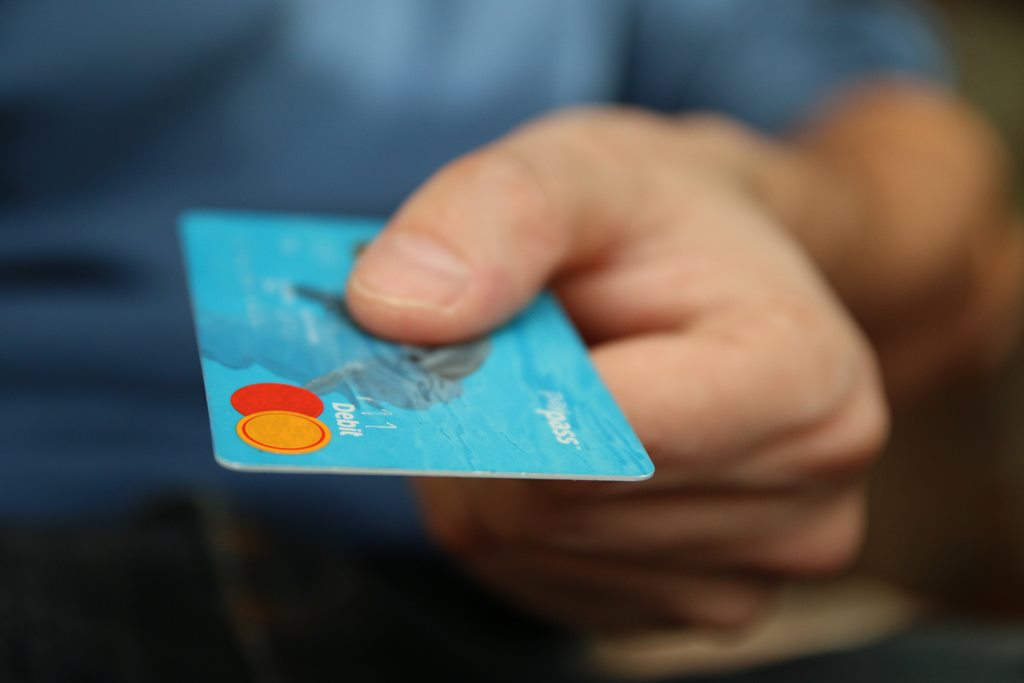 using a credit card